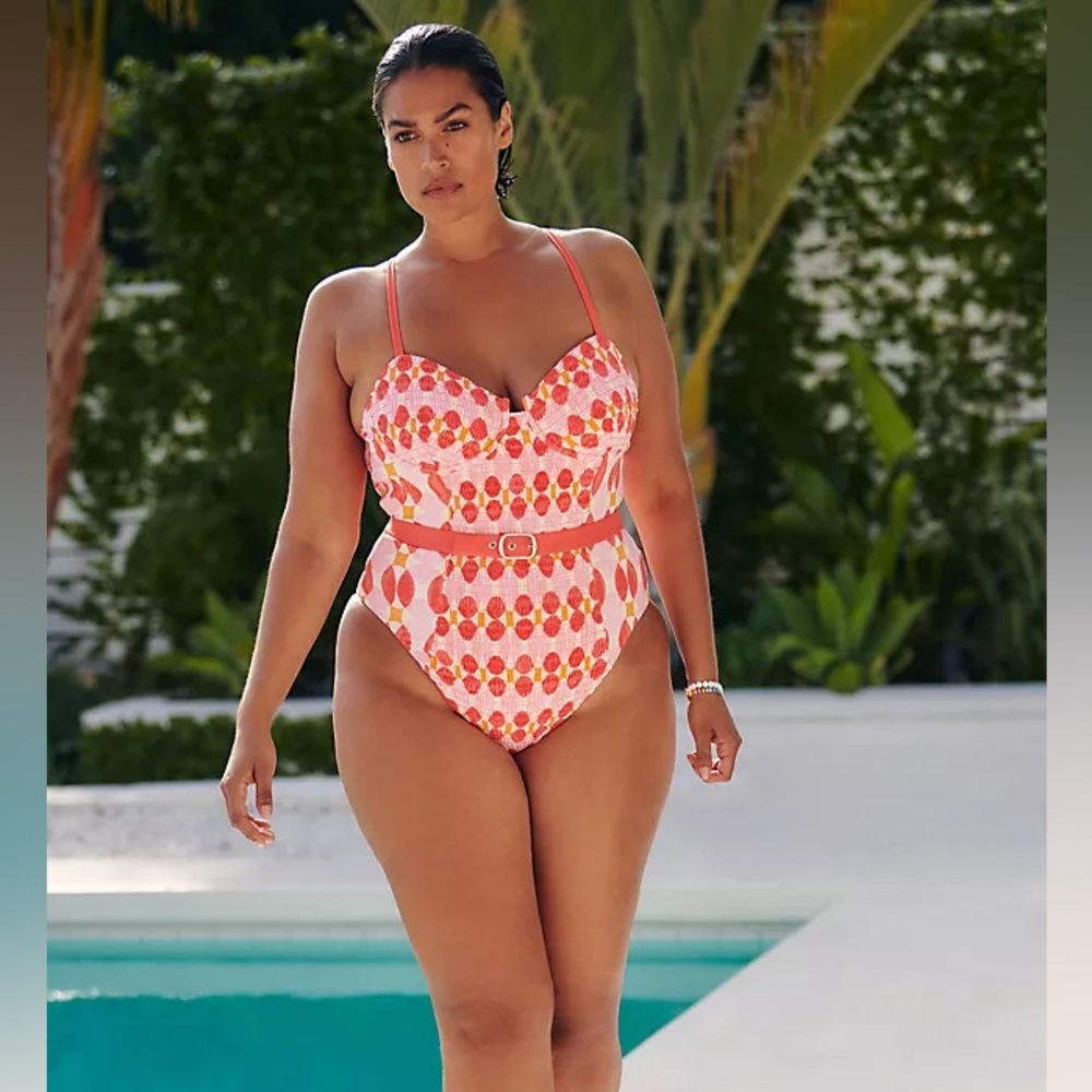 ✨ Brand New Anthropologie Jodie One-Piece Swimsuit Sz 3X